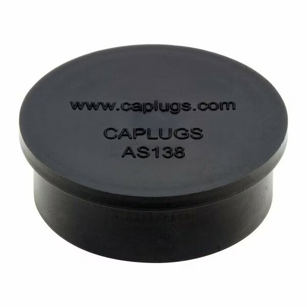 CAP BLACK LDPE COND, 100PK, Caplugs, Mfr#: AS138-74C